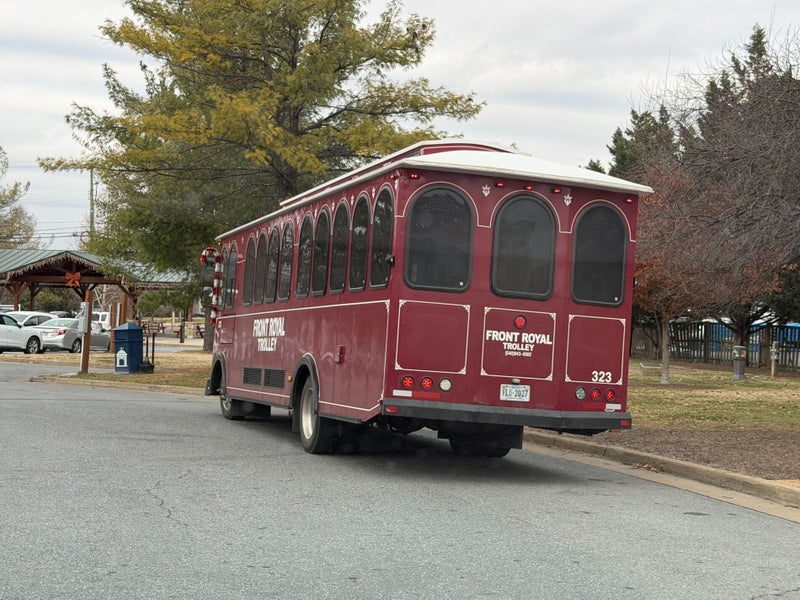 Front Royal, VA public trolley