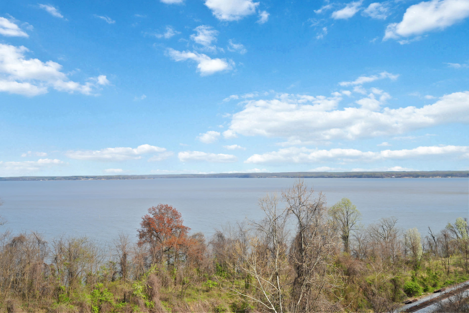 Potomac River shore view in Dumfries, VA