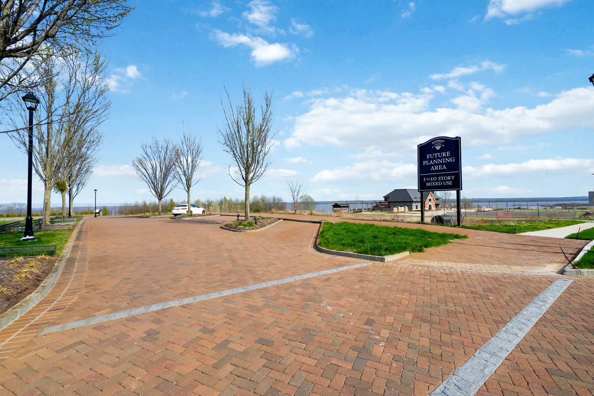 Future planning area with mixed use develpment in Potomac Shores in Dumfries, VA