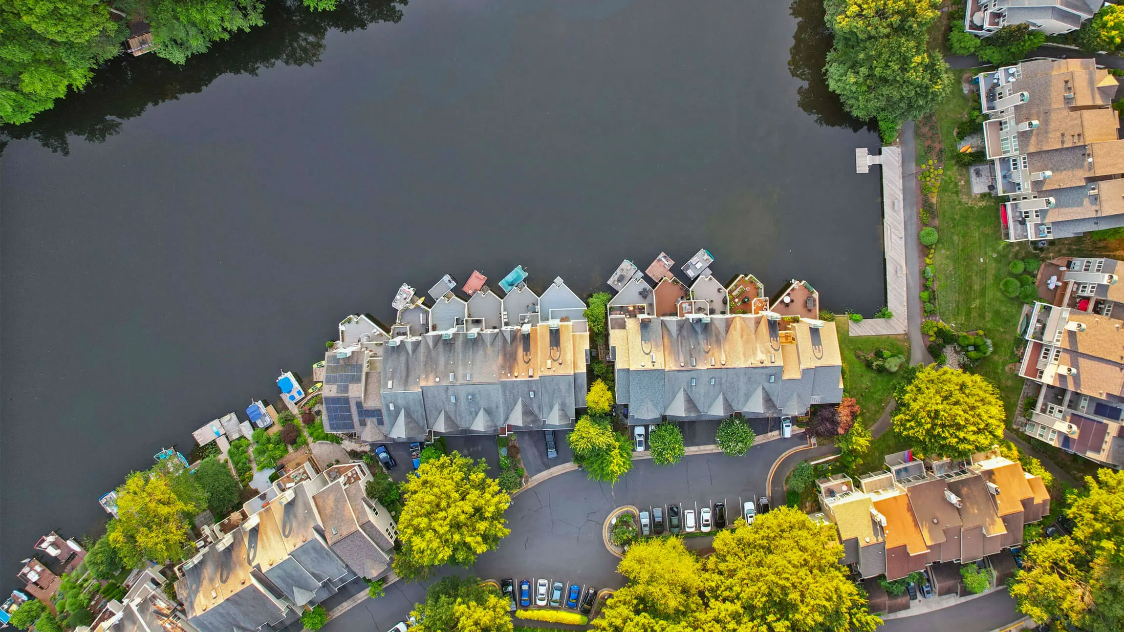 Reston Fairfax Virginia Aerial view